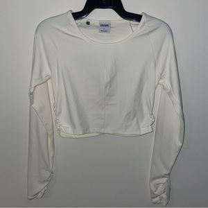 Whitney Simmons Gymshark large long sleeve crop top